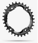 Absolute Black MTB OVAL XTR első lánckerék 32T, 4x96 mm (aszimmetrikus), 1x9-12s, narrow-wide, alumínium, fekete