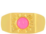  Neon Pink Opál Gyűrű - Aranyozott Ezüst (47205041537371)