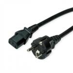 Valueline Cablu de alimentare C13 0.6m Negru, Value 19.99. 1023 (19.99.1023-50)