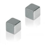 Franken Mágnes, 1x1x1x1cm, erős, üvegtáblához, 4 db/csomag, Franken ezüst (HMN1010) - haztartasibolt