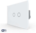 LIVOLO Intrerupator Dublu Wi-Fi cu Touch LIVOLO din Sticla - Standard Italian