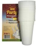 TUTI Műanyag pohár, 2 dl, 20 db, TUTI Party (PDP_561) - molnarpapir