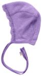 JOHA Căciulă cu dantela lână merinos si mătase Joha - Basic Purple