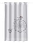 atenas home textile Perdea dus alba Bicicleta Retro 180 x 200cm Perdea de dus