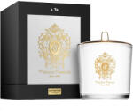 Tiziana Terenzi Gold Rose Oudh White Glass Candle ароматна свещ с дървен фитил унисекс 500 гр