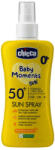 Chicco Baby Moments Sun spray gyermekeknek SPF 50+ 150 ml