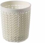 Keter Knit "S" méretű kerek tároló, krém (234664) (CTKK18)