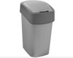 Keter Pacific Flip Bin billenő fedeles szemetes 9L ezüst/grafit (186133) (CHF001)