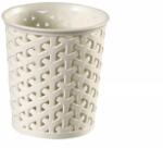 Keter Style "L" méretű rattan kerek tartó kosár bézs (218652) (CTR028)