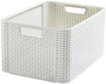 Keter Style "L" méretű rattan kosár 30L krém (205851) (205851)