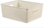 Keter Style "M" méretű rattan kosár 13L krém (196852)