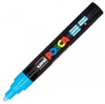 uni Marker cu vopsea PC-5M Posca 1.8 - 2.5 mm Uni-Ball albastru deschis UNM317 (UNM317)