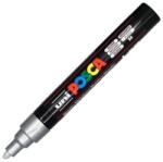 uni Marker cu vopsea PC-5M Posca 1.8 - 2.5 mm Uni-Ball argintiu UNM299 (UNM299)