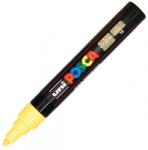 uni Marker cu vopsea PC-5M Posca 1.8 - 2.5 mm Uni-Ball galben pai UNM636 (UNM636)