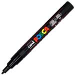 uni Marker cu vopsea PC-3M Posca 0.9 - 1.3 mm Uni-Ball negru UNM196 (UNM196)