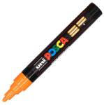 uni Marker cu vopsea PC-5M Posca 1.8 - 2.5 mm Uni-Ball portocaliu inchis UNM444 (UNM444)