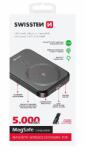 SWISSTEN Powerbank 20 W 5000 mAh (MagSafe kompatibilis), PD, fekete (22013975)