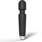 Loving Joy Mini Bagheta Vibratoare cu 20 Functii Neagra Capat Flexibil Stimulare care Iti va Lua Mintile Vibrator