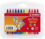 STABILO Zsírkréta STABILO Tippy Wax kerek hegyezett 12 színű (2812) - vectraline