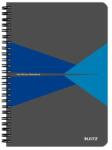Leitz Spirálfüzet vonalas LEITZ Office A/5 90 lapos karton borítóval kék (44591035/44590035) - vectraline