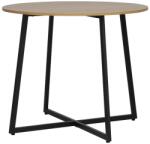 SIGNAL MEBLE Lona étkezőasztal, tölgy / fekete