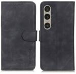 KHAZNEH RETRO Husă rabatabilă pentru Sony Xperia 1 VI neagră