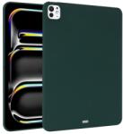  RUBBER Husă de protecție pentru Apple iPad Pro 13 2024 / M5 2025 verde închis