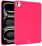  RUBBER Husă de protecție pentru Apple iPad Pro 13 2024 / M5 2025 roz neon