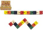 Teddies Puzzle kígyó színes fa 16cm (00821117)