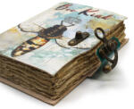 Ancient Wisdom Bőrkötésű kézműves notesz - BEE KIND - 18x13x5 cm (lbn-23)