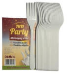 TUTI Műanyag villa, 20 db, TUTI "Party (PDP_558)