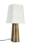 Bizzotto Veioza metal auriu bumbac alb Tripura 25x61 cm (0828156)