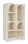 Bizzotto Biblioteca mdf alb crem 56x36x105.5 cm (0748616) Vitrina