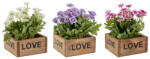 Bizzotto Set 3 flori artificiale Crizanteme 10x10x15 cm (0172709deco)