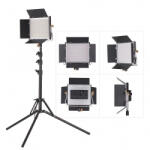 Andoer Panou Bi-Color 660 LED, trepied 200 cm, gentuta transport - Andoer