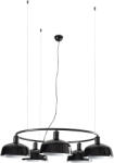 Faro Barcelona Tatawin circular fekete függesztett lámpa (FAR-20343-120-5L) E27 5 izzós IP20 (20343-120-5L)
