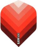 DESIGNA - Raw 100 Arrow Piros - 100 Mikron - Darts Toll (f1885)