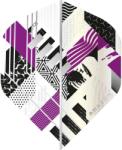Amazon - Abstract - Fehér & Lila - No2 - 100 Mikron - Darts Toll (f3221)