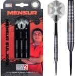 Legend Darts - THE GENTLE - MENSUR SULJOVIC 90% - FEKETE - STEEL DARTS SZETT - 21g (D2965)