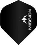 MISSION - Logo - Szürke - No2 - 100 Mikron - Darts Toll (f2506)