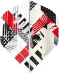 Amazon - Abstract - Fehér & Piros - No2 - 100 Mikron - Darts Toll (f3215)