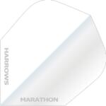 HARROWS - Marathon - Egyszínű Fehér - 100 Mikron - Darts Toll (fb1517)