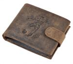 WILD foci motívumos, nyelves bőr pénztárca - taskaweb