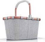 Reisenthel CARRYBAG világos szürke mákos-rózsaarany vázas bevásárlókosár BK1036