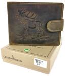 GreenDeed szarvasos, nyelves bőr pénztárca ASZ1021T - taskaweb