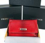 Prestige piros krokkó lakk), keretes bőr pénztárca PRL46001 - taskaweb