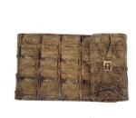 GIUDI fekvő mogyoró barna hüllő mintás kártyatartó 6421STP-02 - taskaweb