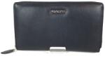 GIUDI Rialto fém zippes fekete nagy pénz-és irattárca RP6802Q-03