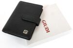 GIUDI "G" emblémás fekete álló kártyatartó 7007GPAE-03