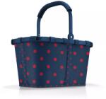 Reisenthel CARRYBAG ECO kék, piros pettyes bevásárlókosár BK3076